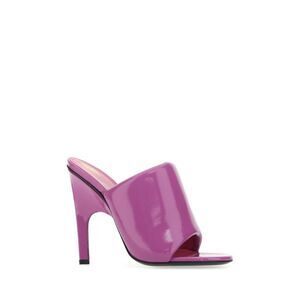 THE ATTICO Strappy High Heel Square Toe Sandals Women PURPLE